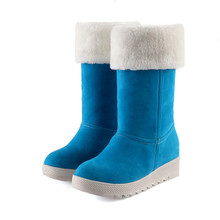 Botas de nieve de gladiador para mujer, zapatos de tacón alto y bajo, Marti, mantiene el calor, 34-43 talla grande, 2017 2024 - compra barato