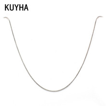 Classic top quality chains necklace stainless steel figaro chain for women 18/20/22/24 inch silver color factory price wholesale 2024 - купить недорого