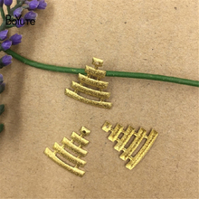 BoYuTe 50Pcs 21MM Tower Pendant Wholesale Diy Filigree Brass Jewelry Materials 2024 - buy cheap