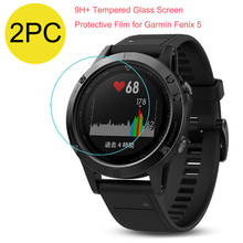 For Garmin Fenix 5 GPS Watch 2pcs 9H+ Tempered Glass Screen Protector Protective Film  JL.5 2024 - buy cheap