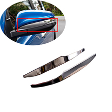 JEAZEA 2Pcs Car Styling Side Rearview Door Mirror Strip Cover Trim for Toyota RAV4 Highlander 2014 2015 2016 2017 2024 - buy cheap