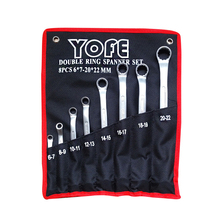 Yofe chave de ameixa duplo 8 argolas, universal, fosco, ferramenta para reparo automotivo, 6x7-20x22mm 2024 - compre barato
