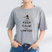 Camiseta feminina hipster, que não mantém a calmo, estampa letra escrita, engraçada, feminina, casual 2024 - compre barato
