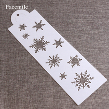 Snowflack Snow Flower Cake Decorating Tools Cake Stencil Template Mold Fondant Decorating Baking Tools 51076 Gift 2024 - buy cheap