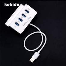 kebidu 4 Port Multi USB 3. 0 Splitter Micro USB Hub High Speed OTG Hub with Phone Holder for Windows Tablet  Smartphone PC 2024 - buy cheap