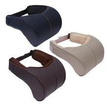 PU Leather 3 Colors Car Head Rest Neck Rest Pillow Seat Head Safety Cushion Support Pad Memory Cotton Travelling Head Rest 2024 - buy cheap