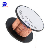 diymore 10PCS/Lot 0.1mm Copper Wire Soldering Welding Wire Phone Repair PPA Enamelled Reel Wire 2024 - buy cheap