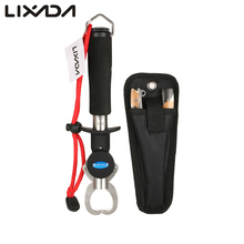 Lixada Portable Fish Lip Grabber Gripper Grip Stainless Steel Fishing Gear Fish holder with Weight Scale Ruler 2024 - buy cheap