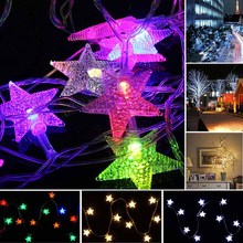 100LED Star String Lights Plug in Fairy String Lights for Indoor Outdoor Wedding Party Christmas Tree New Year Garden Decoration 2024 - buy cheap