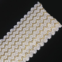 59mm White Glod Elastic Stretch Ribbon Scrapbooking Belt Trim Webbing Tape Embellishment Belt Band Sewing renda 20yd/T1235 2024 - buy cheap