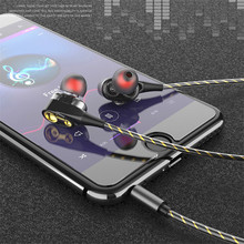 AIFFECT Dual Moving Coil Earplug Earphone 3.5mm Wired in-Ear Earphone Hi-fi Audio and Heavy Deep Bass Stereo Earbuds with Mic 2024 - buy cheap