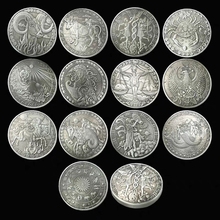 12 pcs/lot Signs Of Zodiac medal coins souvenir coin 2024 - buy cheap