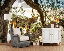 Papel де parede Большие кошки леопарды животные фото 3d обои, гостиная спальня диван ТВ Фон Бар Кафе настенная бумага домашний декор 2024 - купить недорого