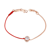 bracelets & bangles  Austrian Crystal jewelry thin red thread string rope Charm Bracelets for women Fashion  New summer 117884 2024 - buy cheap