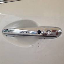 Для Mazda 6 Atenza 2014 2015 2016 ABS Хромированная Автомобильная дверная ручка Накладка с умным отверстием для ключей 8 шт 2024 - купить недорого