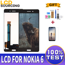 5.5 inch LCD Display For Nokia 6 LCD Touch Screen Digitizer Assembly For N6 Display TA-1021 TA-1033 TA-1025 Replacement Screen 2024 - buy cheap