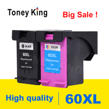 Toney King-Reemplazo de cartucho de tinta remanufacturado para impresora HP60, para HP Photosmart C4640, C4650, C4680, C4780, C4795, 114, 60XL 2024 - compra barato