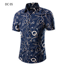 Mens Summer Beach Hawaiian Shirt Short Sleeve Plus Size Floral Shirts Men Casual Holiday Vacation Clothing 2024 - buy cheap