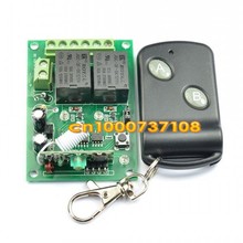 DC12V 2 channel rf transmitter receiver wireless output gsm controler 433mhz relay controller learning code wall remote switch 2024 - buy cheap