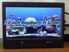 RaspberryPi Автомобильный дисплей, экран 7 дюймов HD 1024*600 HDMI VGA AV TFT с сенсорной панелью ЖК-экран 2024 - купить недорого