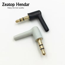 4 Uds Jack de 3,5mm 3 / 4 polos 3,5mm macho de ángulo recto 90 en forma de L para auriculares estéreo de reparación de enchufe de Audio para auriculares de Conector de soldadura 2024 - compra barato