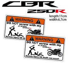 KODASKIN Motorcycle Cheap Creative Warning Sticker Decal for Honda CBR250R 2024 - buy cheap