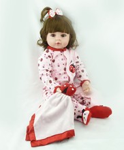 NPK bebes reborn doll 48cm soft silicone reborn baby dolls with soft cloth  baby dolls  doll christmas surprice 2024 - buy cheap