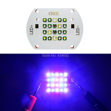 60w cree + epileds led emissor de luz 450nm azul real 470nm azul 10000k branco fresco 620nm vermelho 420nm uv 2024 - compre barato