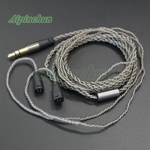 Aipinchun запасной кабель для наушников OCC посеребренный провод для IE8 IE80 IE8i 2024 - купить недорого