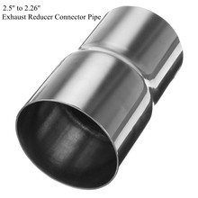 2.5'' to 2.26'' Stainless Steel Flared Turbo Exhaust Reducer Connector Pipe Tube 63.5mm to 57.5mm 2024 - buy cheap