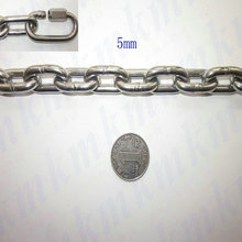 wholesale  high tensile ordinary 304 stainless steel 5MM diameter short lifting link chain for hoist 2024 - buy cheap