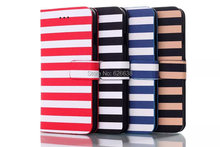 Wholesale(10pcs/lot) Stripe PU design Hight quality Case For iphone 6/6S  4.7'' case 2024 - buy cheap