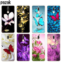 Silicone Case for Huawei mate 7 8 9 10 pro LITE soft tpu phone case 360 full shockproof colorful butterfly flower pattern coque 2024 - buy cheap