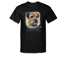 Camiseta de algodón a la moda, Camiseta con estampado de perro Border Terrier, 2019 2024 - compra barato