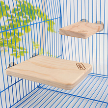 1pc High Quality 2 Size Small Animal Pet Log Wooden Totoro Hamster Squirral Platform Natural Wooden Board Cage Nest Climbing Toy 2024 - buy cheap