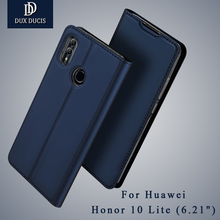 Honor 10 Lite чехол Dux Ducis кожаный кошелек с застежкой для huawei Honor 10 Lite чехол Флип кожаный чехол для huawei Honor10 Lite чехлы 2024 - купить недорого