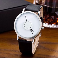 Relógio de pulso feminino moda criativa relógios de quartzo de couro relógio de pulso feminino casual horloges dames montre femme mulher assista 2020 2024 - compre barato