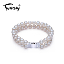 FENASY Multi-layer charm bracelet classic bracelet female Multi layered pearl bracelet beads bangles women gift 2024 - buy cheap