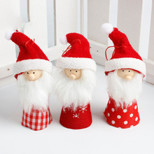 1PC Cute Bearded Santa Claus Christmas Hanging Doll For Home Party Xmas Christmas Tree Ornaments Kids Gifts Pendants Decorations 2024 - buy cheap