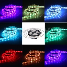 Tira de led flexível 100 com 24v, faixa de led rgb, vermelho, azul, verde, amarelo, cor rgb, à prova d'água, ip65, epóxi, para caminhão