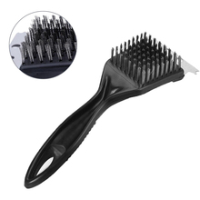 BBQ Grill Brush Latest Barbecue Tool With Steel Wire Bristles & Ultra Sharp Scraper 2024 - buy cheap