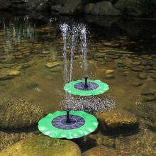 HobbyLane Simulation Lotus Leaf Solar Floating Fountain For Pond Water Garden Decoration Waterfall 2024 - buy cheap