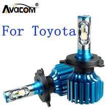 Avacom LED Car Turbo Headlight 12V CSP 6500K 12000Lm 72W Auto DRL Fog Light For Toyota Corolla/Camry/Rav4/Yaris/Echo/Prius/Hilux 2024 - buy cheap