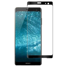 3D Tempered Glass Full Coverage Film Edge to Edge Protection Shield Screen Protector for SONY Xperia XZ3 2024 - buy cheap