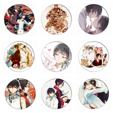 Broche para cosplay de hakutaku, anime hoozuki no reitetsu, broche, pinos para decoração de roupas de mochila, coleção de ícone 2024 - compre barato