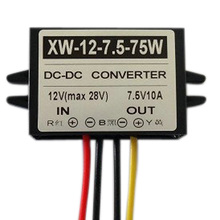 DC Step Down Adaptador 12 V (10-28 V) a 7.5 V 10A 75 W Conversor Fonte de Alimentação Módulo Regulador de Energia Para Os Motores de Bombas 2024 - compre barato