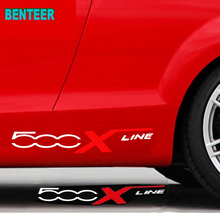 2pcs/lot Decal Sticker car body sticker for fiat 500X 2024 - buy cheap