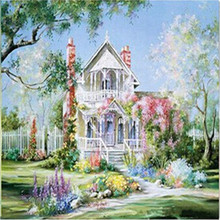 5D DIY diamond embroidery Russian landscape Home Decorative painting Full Square Rhinestone garden house cross stitch 2024 - buy cheap
