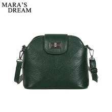 Mara's Dream Women Bags Luxury Handbags Women Messenger Bag Solid Color Hasp Girls Shoulder Shell Bag Ladies PU Leather Handbags 2024 - buy cheap