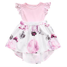 Toddler Kids Girls Clothing Dress Princess Flower Sleeveless Cute Tutu MIni Summer Sundress Party Dresses Girl 2024 - buy cheap